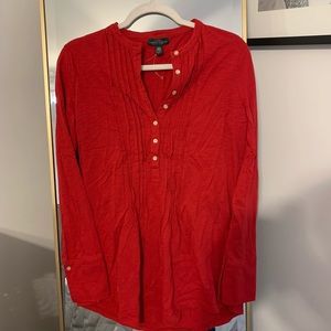 Ralph Lauren Red Blouse